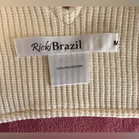 Ricki Brazil Bralette Crochet woman’s size M White stretch - Picture 3 of 5